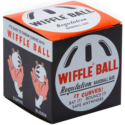 new Wiffle Ball 9"  Regulation Baseball Size Curve Training Plastic Ball