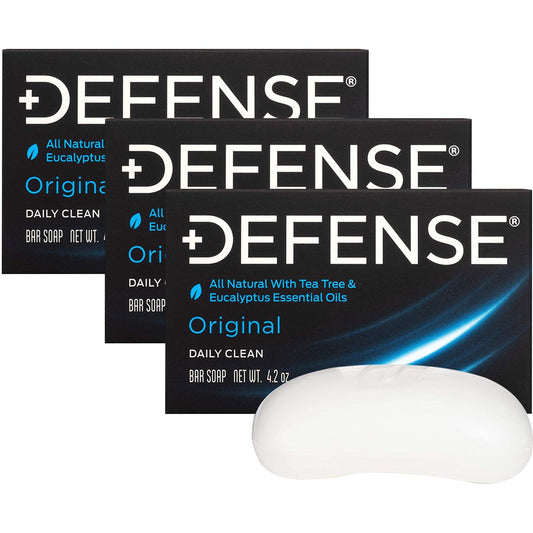 new Defense Soap 4 oz.  Body Bar Soap - 3 Pack
