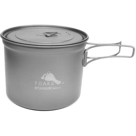 new TOAKS Titanium 900ml D115mm Cooking Pot - POT-900-D115 - Outdoor Camping