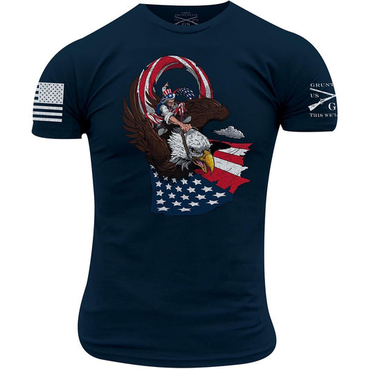 new Grunt Style Eagle Rider T-Shirt - Navy