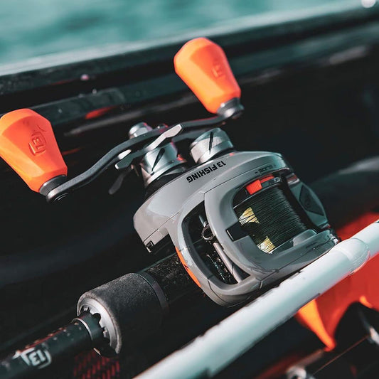 new 13 Fishing Concept Z SLIDE Baitcast Fishing Reel Skull Cap Reel Cover