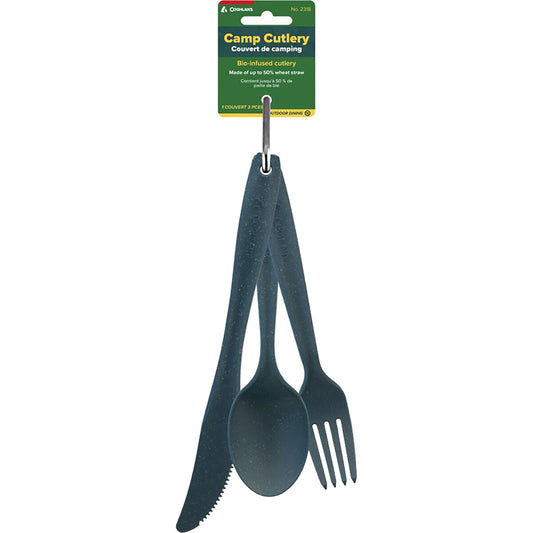 new Coghlan's Outdoor Camping Cutlery Set - Blue