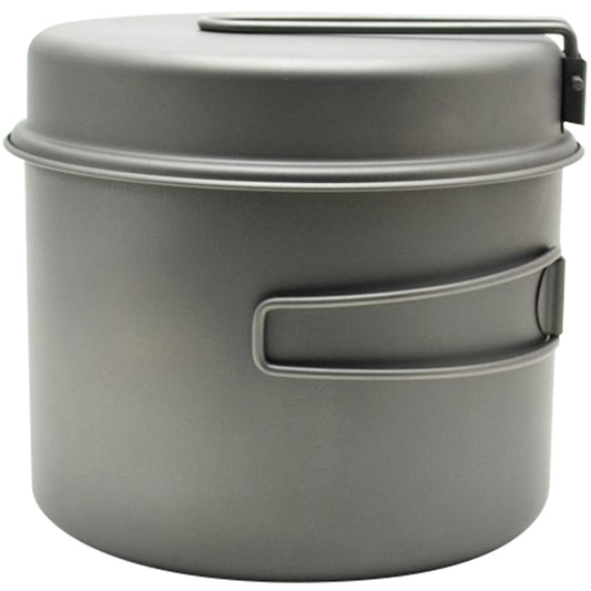 new TOAKS Titanium Outdoor Camping Cook Pot with Pan and Foldable Handles - 1600ml