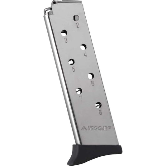 new Mec-Gar 8-Round Magazine for Bersa Thunder .380 ACP MGBT3808N Nickel Coating